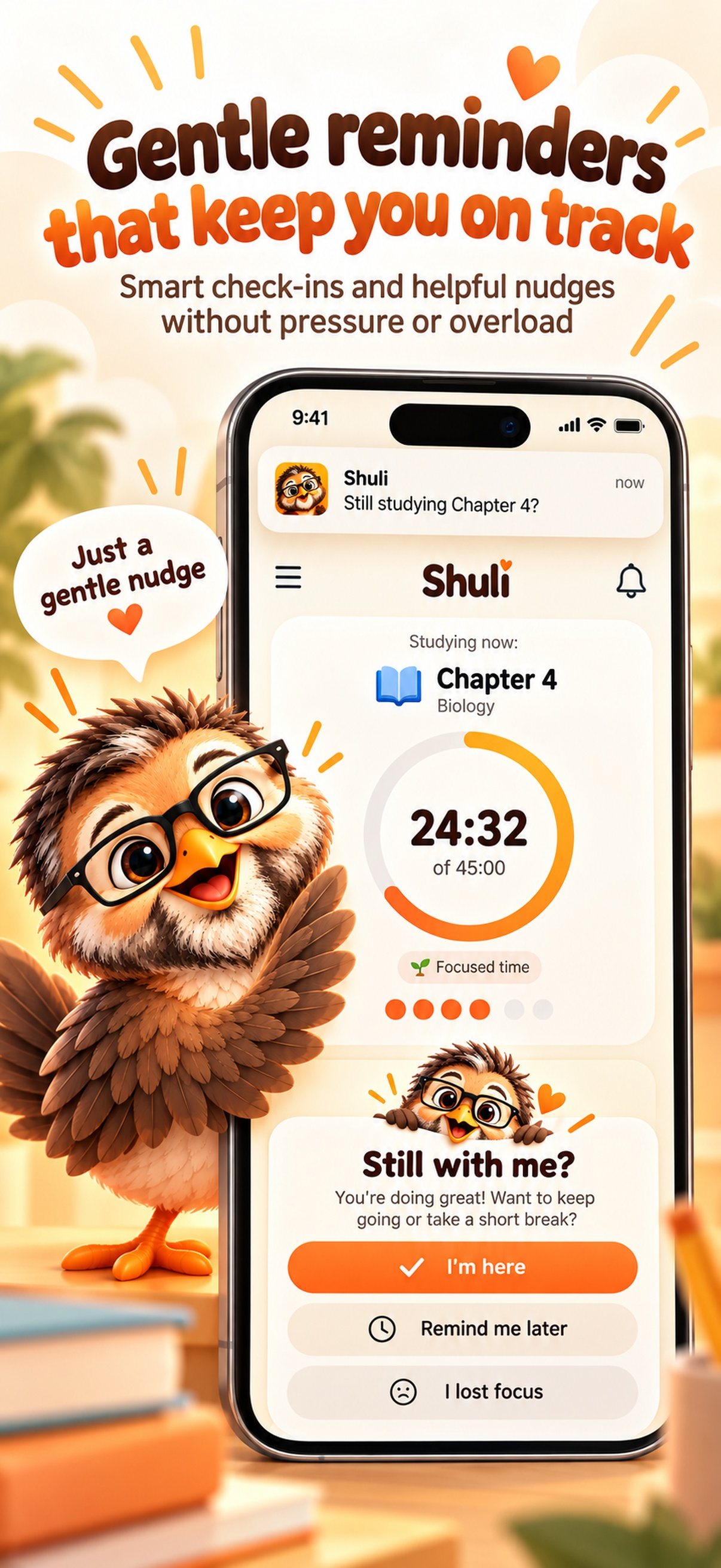 Shuli — focus check-in